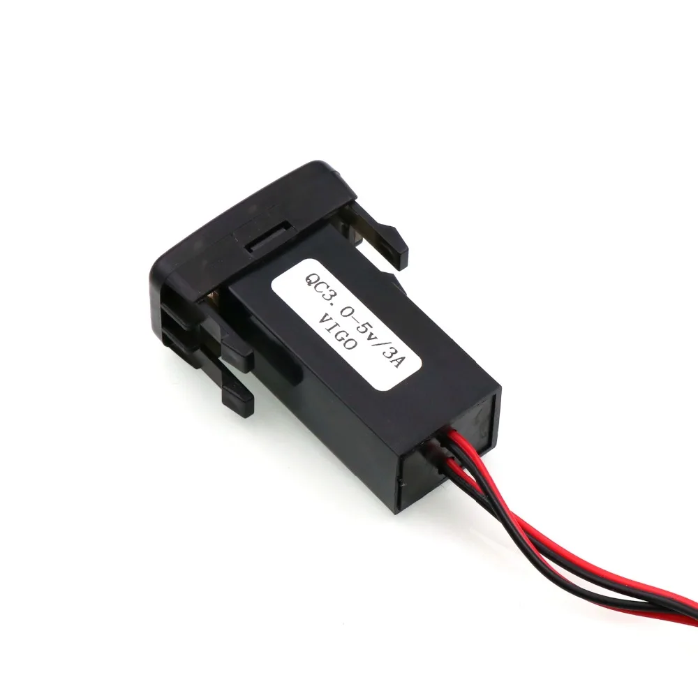 Автомобильное зарядное устройство QC3.0 + 5 В 3 А с USB интерфейсом быстрая зарядка