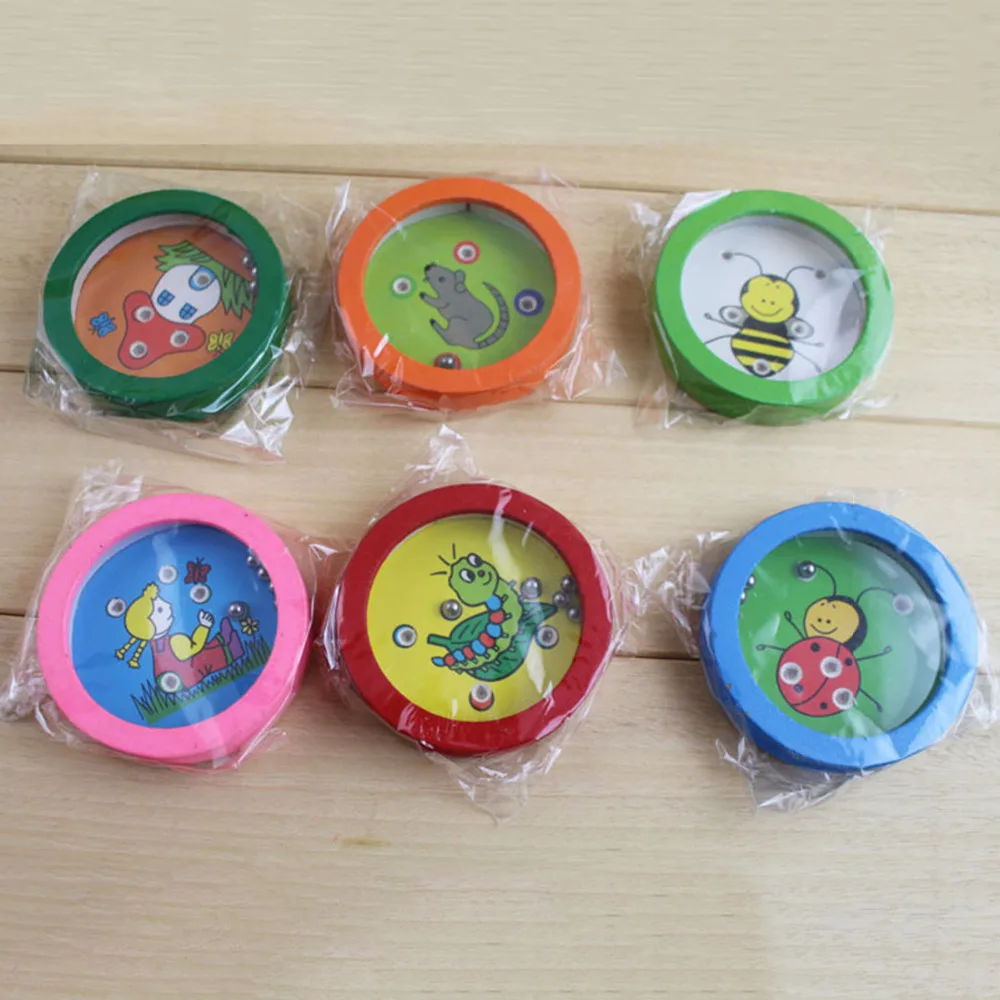 Цвет и форма деревянные круглые игрушки-лабиринты лучшие подарки для детей Интерактивные шарики баланс детей день рождения девочек смешная уличная семья