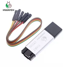 Escudo de alumínio cp2102 usb 2.0 para ttl uart módulo 6pin conversor serial stc substituir ft232 módulo suporte 5v/3.3v para arduino