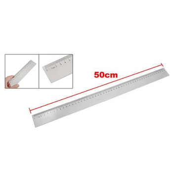 

Affordable 50cm Clear Plastic Measuring Long Straight Centimeter Ruler