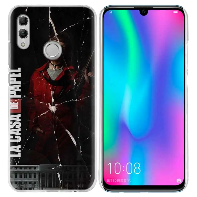 Чехол tv La Casa De Papel для huawei Honor 8X Y9 9 10 Lite Play 8C 8S 8A Pro V20 20i 10i Y6 Y7 Жесткий ПК чехол для телефона