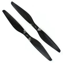 F07284 Tarot Carbon Fiber Props 1055 10X5.5 1055R Propeller CW / CCW TL2826 Black for Multicopter tarot carbon fiber metal landing skid for trex 550 600 helicopter