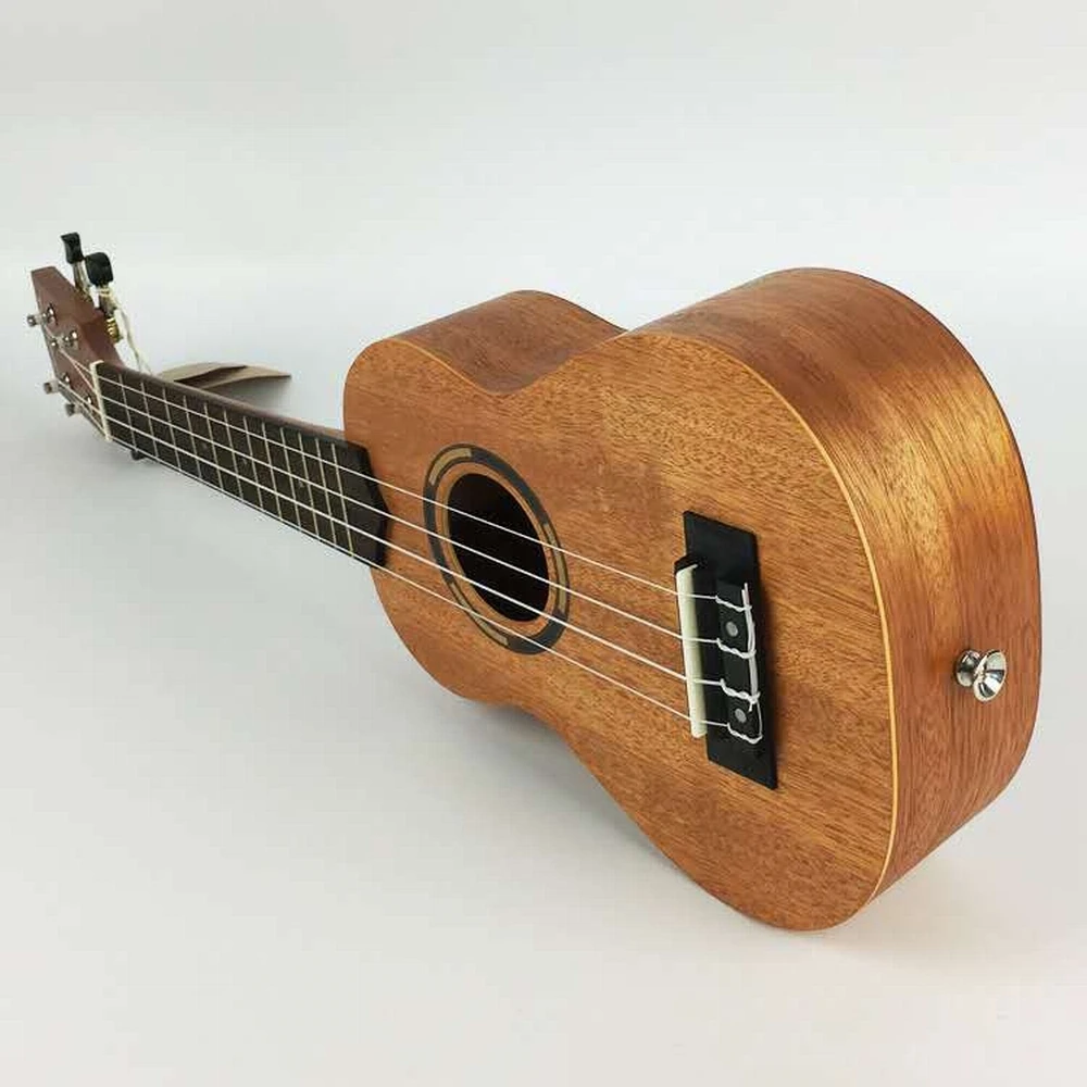 Moda para Concerto de Família Baixo para Instrumentos Musicais de Corda Havaiano de Madeira com 4 Ukelele Cordas Estilo Mogno 21 '' 23'' - Image 4
