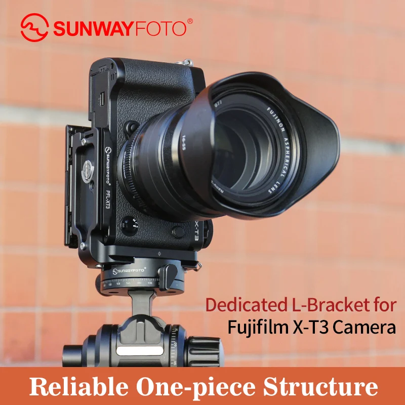 SUNWAYFOTO PFL XT3 Tripod Head Quick Release Plate for Fuji XT3 Tripod