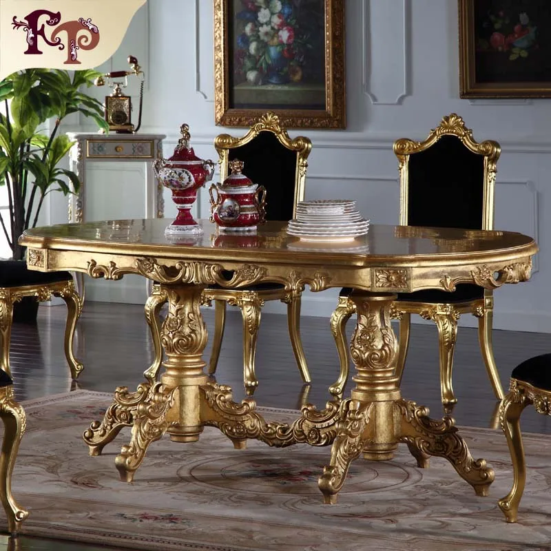 Tijdreeksen handboeien metaal Royal klassieke meubels-Handwerk Vergulden gouden folie royalty eettafel  kraken verf europese klassieke meubelen - AliExpress Meubilair
