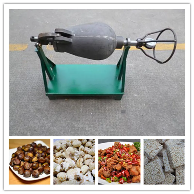 

Commercial cannon style popcorn maker dry blasting chicken popping machine