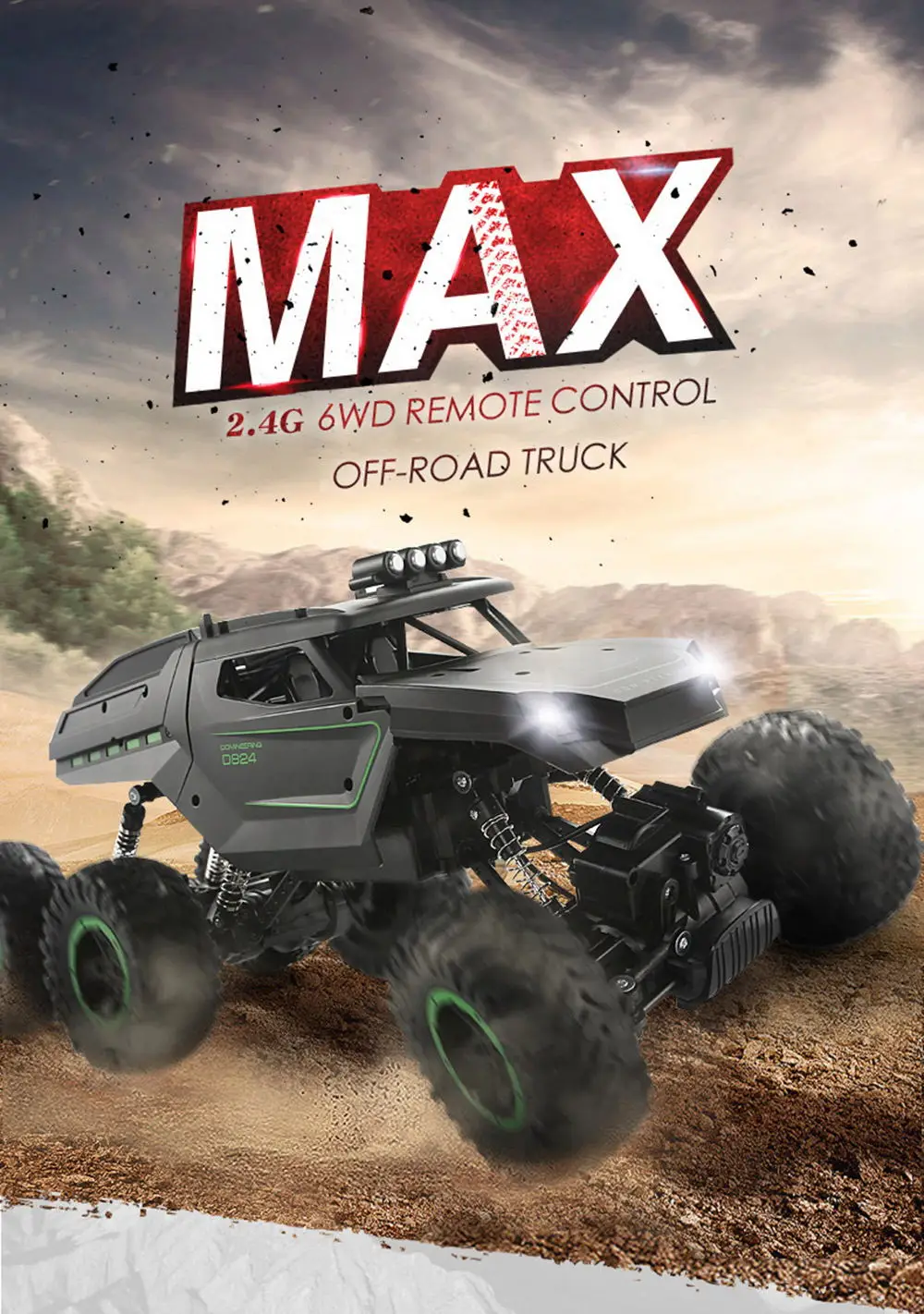 Новое поступление 2019 года JJRC Q51 RC автомобиль 2,4 г Off Road MAX 6WD РТР гоночный автомобиль автомобиля шесть колес щеткой дистанционное управление