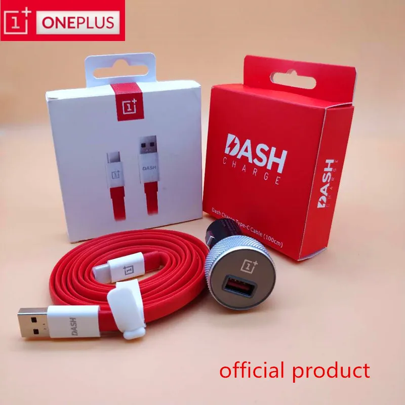 

Original Oneplus Dash Car Charger 6 6T 5t 5 3t 3 one plus smartphone QC 3.0 quick charge Fast Charging usb 3.1 Type C Cable