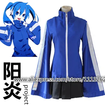 

Takane Enomoto Cosplay Suit Anime Kagerou Project Mekaku City Actors ENE Blue Skirt