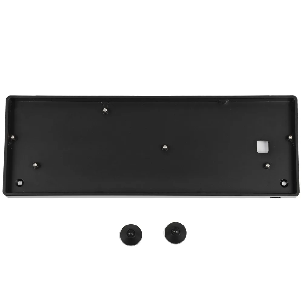 Cnc Gh60 Anodização de Alumínio para a 60 de Jogos Mecânicos Teclado Compatível Gk61x Gk64x Pok3r Atacado Case - Imagem 5