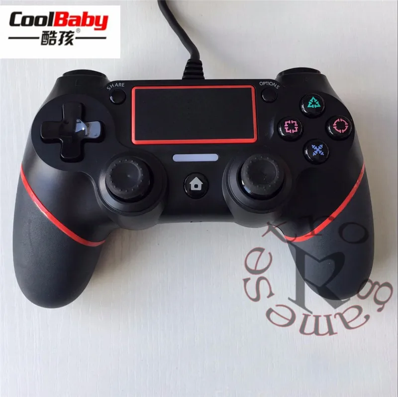 DHL 50 шт./лот USB проводной геймпад контроллер для PS4 игровой контроллер для sony Playstation 4 джойстик геймпады