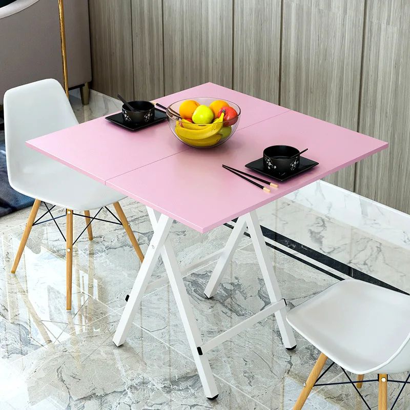 High Quality Dinning Table Simple Multifunctional Portable Folding Round Table Square Desk with Anti-slip Pad Table Stand High Quality Dinning Table Simple Multifunctional Portable Folding Round Table Square Desk with Anti-slip Pad Table Stand