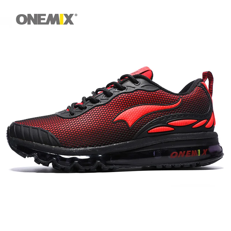 ONEMIX Max Men Running Shoes Women Nice Trends Run Athletic Trainers Red Zapatillas Sports Shoe Cushion Outdoor Walking Sneakers