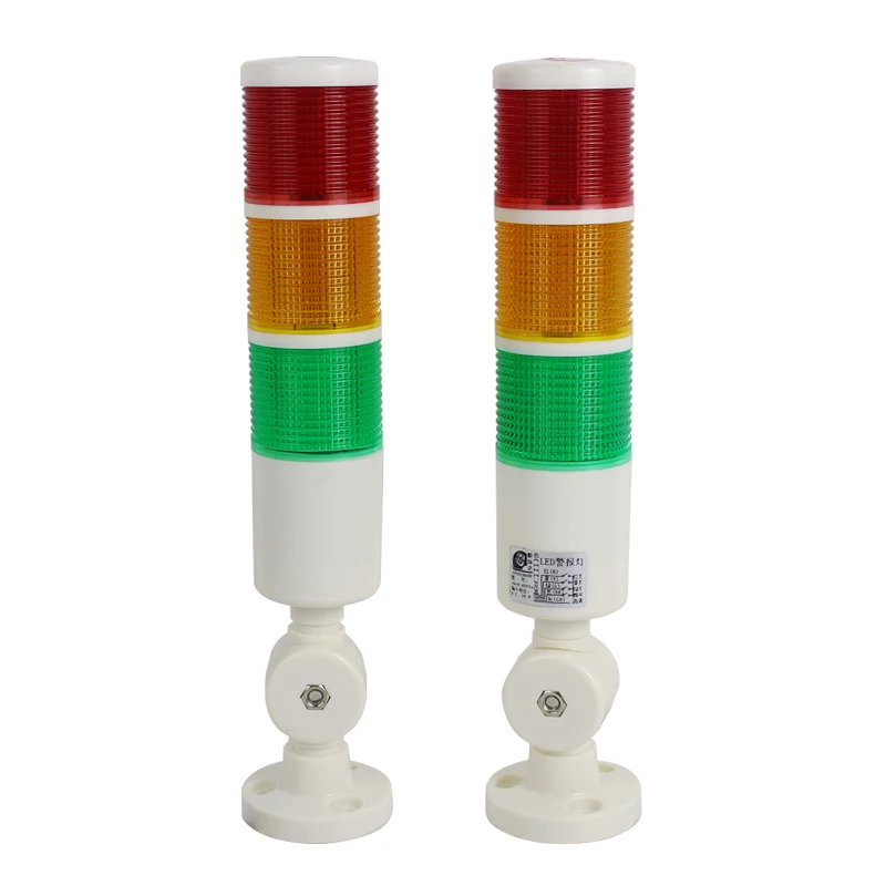 

Hot sale Industrial led Lights Sewing Machine Tricolor Lamp 24v Folded Single Alarm Indicator Led Machine Tool Light