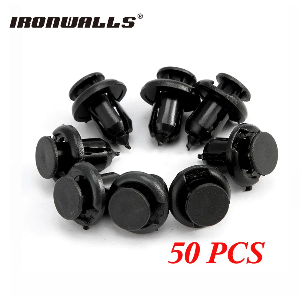 50x Ironwalls Pengikat Sekrup Klip Hitam Plastik Keling 50x Ironwalls Pengikat Sekrup Klip Hitam Plastik Keling