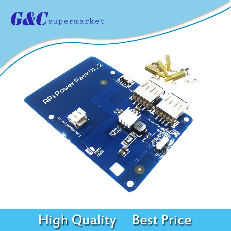 

For Raspberry Pi3 Lithium Battery PowerPack Expansion Board Power Supply With Switch For Raspberry Pi 3, Model B
