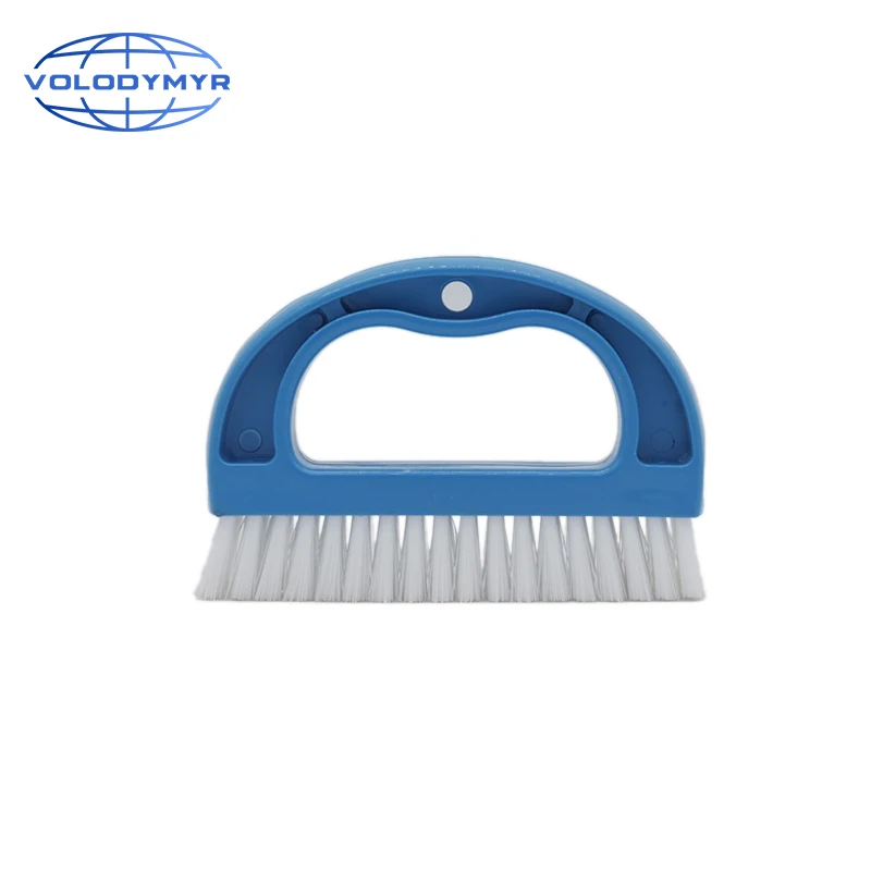 

Car Interior Brush Wash Brushes Blue Plastic 9.5*13.5*2.5cm for Door Gap Floor Mat Auto Cleaning Detailing Washing Tools