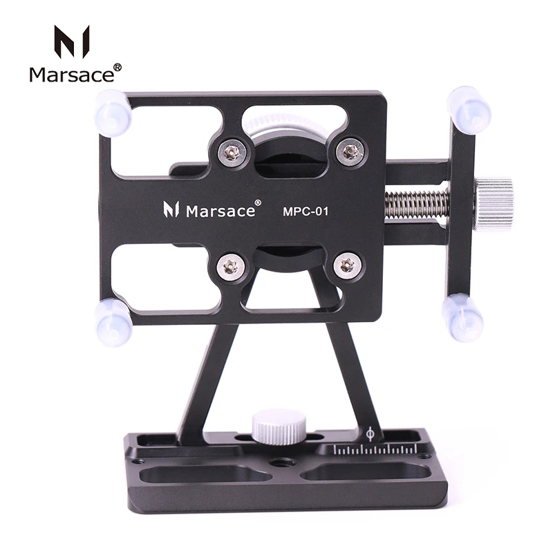 

Smartphone Tripod Mount Adapter with Quick Release Plate for iPhone 7 plus Rotates Vertical and Horizontal Phone Tripod Holder