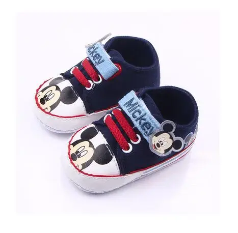 Модная брендовая новая обувь для маленьких мальчиков, обувь для малышей, нескользящая подошва, Sapatinho Bebe, кроссовки для маленьких мальчиков и девочек с изображением Микки Мауса