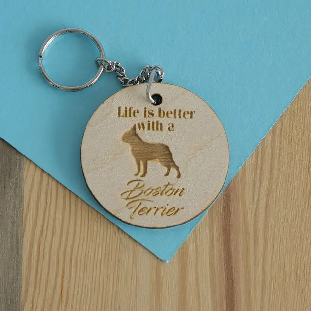 Laser cut engrave funny dogs tags,wooden dogs lover tags,gift key rings