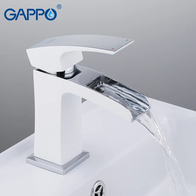 Kaufen GAPPO becken armaturen basin mischer waschbecken wasserhahn bad wasser mischer weiß messing armaturen wasser wasserhahn deck berg torneira