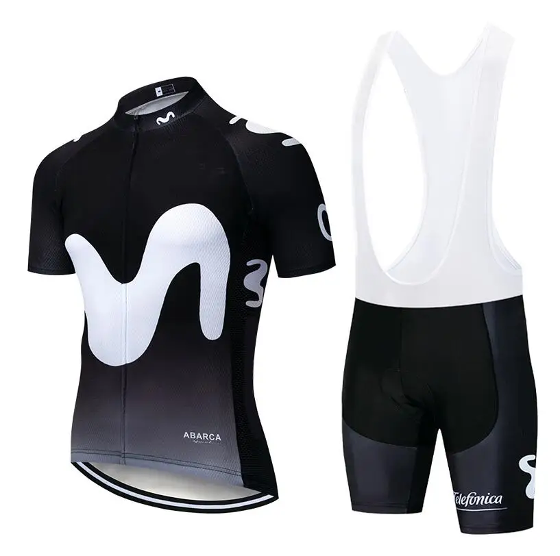 Новинка, синяя M одежда для велоспорта, велосипедная Джерси, быстросохнущая Мужская одежда для велоспорта, летняя командная одежда для велоспорта, гелевые велосипедные шорты, набор - Цвет: Черный