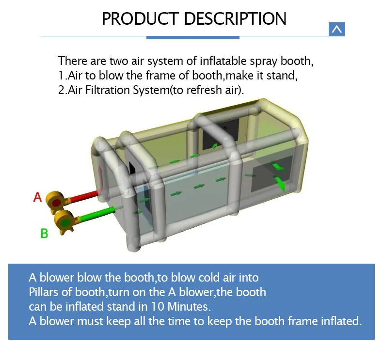 Inflatable Spray Booth 2