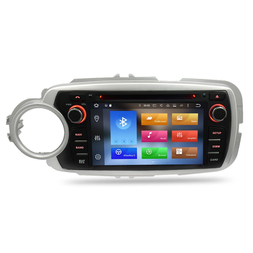 Flash Deal Android 9.0 Car Radio GPS Navigation Multimedia Player For Toyota Yaris 2012-2017 Auto Stereo Audio DVD WIFI Bluetooth Headunit 1