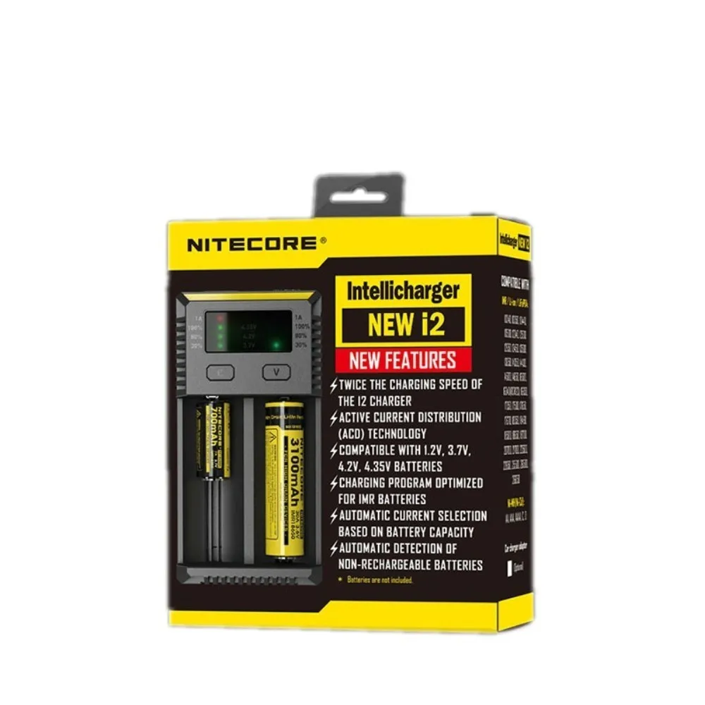 Nitecore D4 D2 I4 I2 Digicharger LCD интеллектуальная схема глобальная батарея зарядное устройство 18650