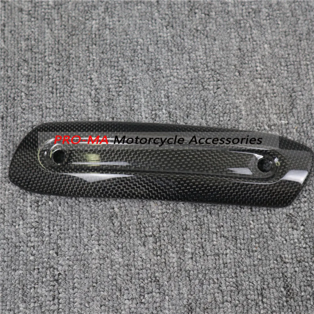 

Motorcycle Heat Shield in Carbon Fiber For Ducati Scrambler 2015-2018(for full throttle), Monster 797 Plain glossy weave