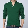 Hot Sale New 2022 Fashion Brand Men Polo shirt Solid Color Long-Sleeve Slim Fit Shirt Men Cotton polo Shirts Casual Shirts 5XL ► Photo 2/6