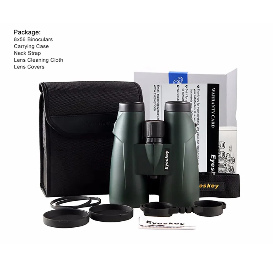 

Eyeskey 8x56 HD Binoculars Camping Hunting Bak4 Prism Telescope Optics Waterproof Professional Large Lens