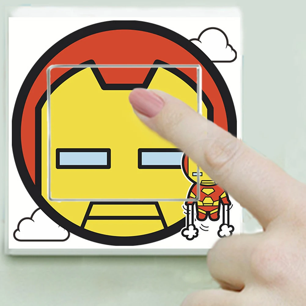 Наклейки для высветильник еля света из ПВХ 6 шт.|switch sticker|stickers forlight switch sticker |