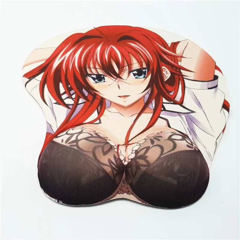 Коврик для игровой мыши Highschool DXD Rias Gremory Sexy с большой мягкой грудью 3d подставка
