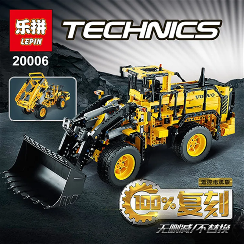 

LEPIN 20006 Technic series 1636pcs Volvo L350F wheel loader Model Building blocks Bricks Compatible 42030 boy gift car Toys