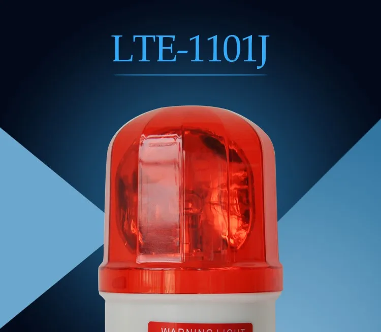 LTE-1101J Предупредительная сигнализация Янтарная красный зеленый сигнальные лампочки роторный Промышленный грузовик аварийная лампа маяк с зуммером 90dB 12V 24V
