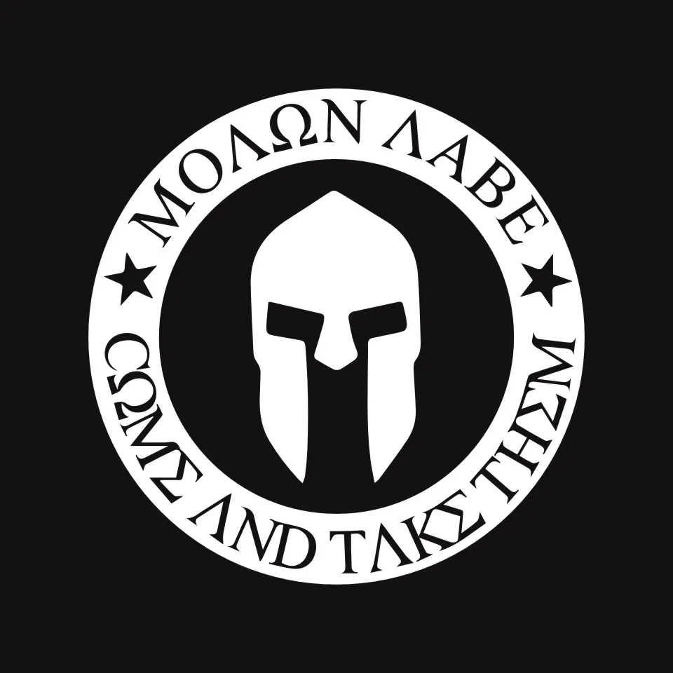 10 10cm Molon Labe Spartan Helmet Fuel Tank Cover Decals Creative 10 10cm Molon Labe Spartan Helmet Fuel Tank Cover Decals Creative
