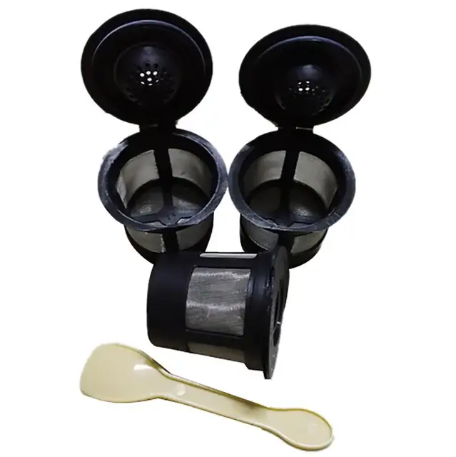 Best Price 3pcs/pack Refillable Reusable Coffee Capsule Filter Pod For Original Line refillable Coffee Capsule Mesh Solo Filter