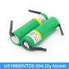 original us18650vtc6 vtc6 30a 18650 3000mah battery soldering strip for battery screwdriver rechargeable battery pack s11 ► Photo 2/6