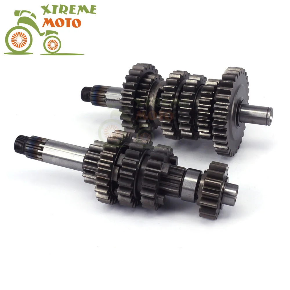 

Motorcycle Five-range Countershaft Main Gear Shast For ZONGSHEN 77MM NC250 250cc KAYO T6 K6 BSE J5 RX3 ZS250GY-3 4 Valves Parts
