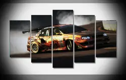 7257 Race Driver grid плакат деревянной рамке галерея wrap art печать домашнего декора стены подарок настенные картины уже висел цифровой печати