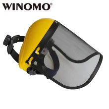 

WINOMO Wire Mesh Chainsaw Protective Helmet Face Shield with Visor Combo for Brush Cutter Chainsaw Trimmer Lawn Mower