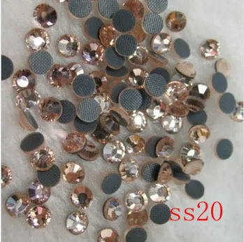 

(4.6-4.8mm) SS20.wholesale price 100gross/14400pcs high quality machine cut stones dmc hot fix stone , glass rhinestones