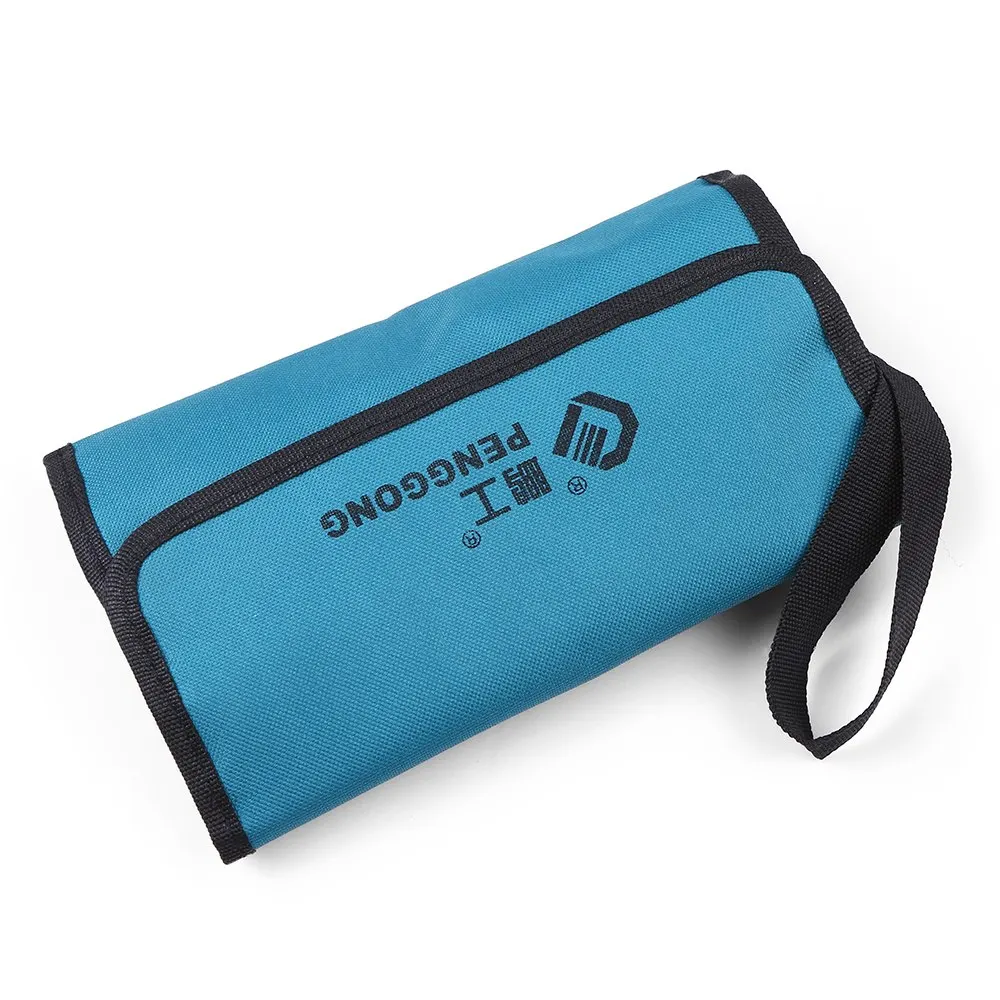 

Tool Bag Oxford Canvas Rolling Pounch bags Wearable & Waterproof Repairing Carrying tool Organizer for Electrician woodworking