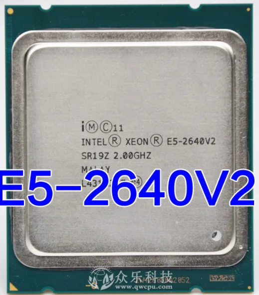 cpu for sale Intel Xeon E5 2640 V2 Processor 2.0GHz 20M LGA 2011 SR19Z E5-2640 V2 CPU E5-2640V2 best cpu