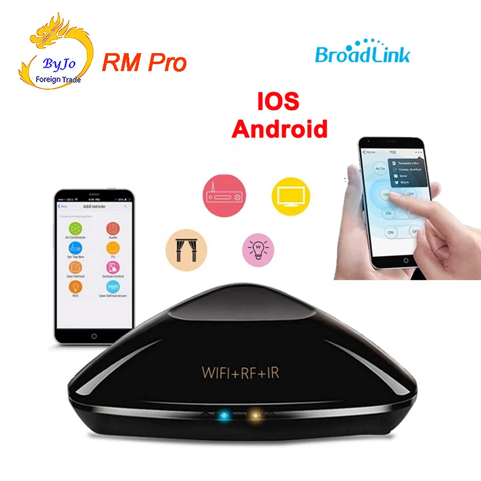 

RM Pro Smart home Automation,Universal Intelligent controller,WIFI+IR+RF Switch remote control by IOS android