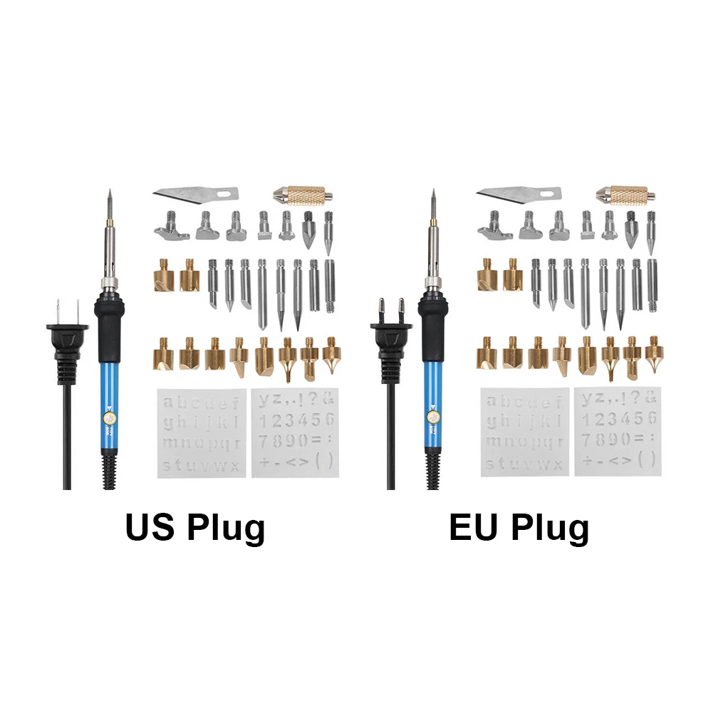 28 шт., резьба, простое использование, ручка для сжигания дерева, многофункциональные наконечники для выжигания, легкие инструменты, паяльник, набор для сварки своими руками