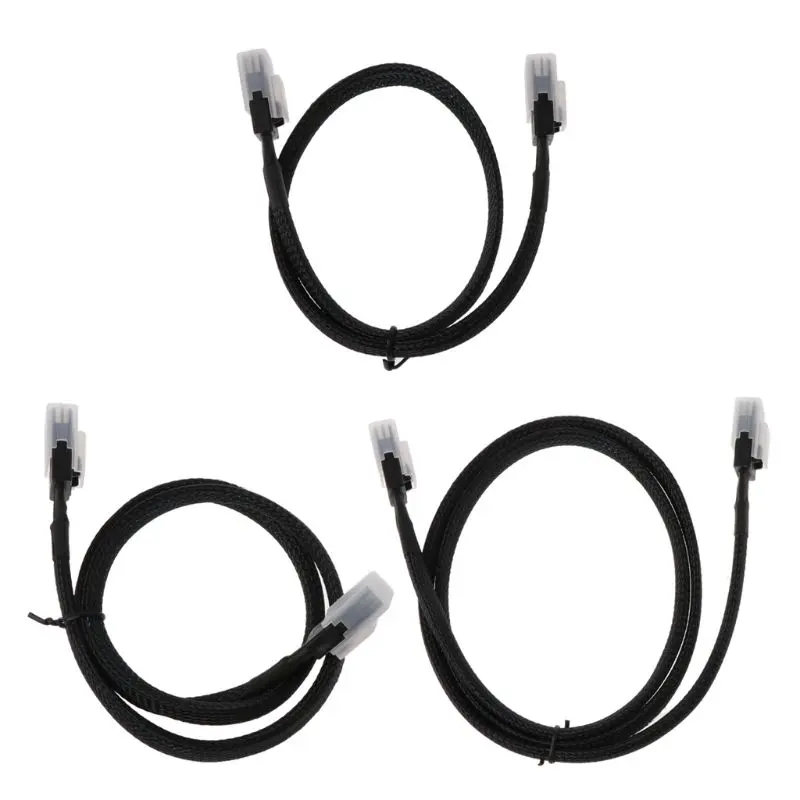 

1Pc Mini SAS 36P SFF-8087 Male TO Mini SAS 36P Male Server HDD Data Transmission Cable Nylon Braid Transmission Cable