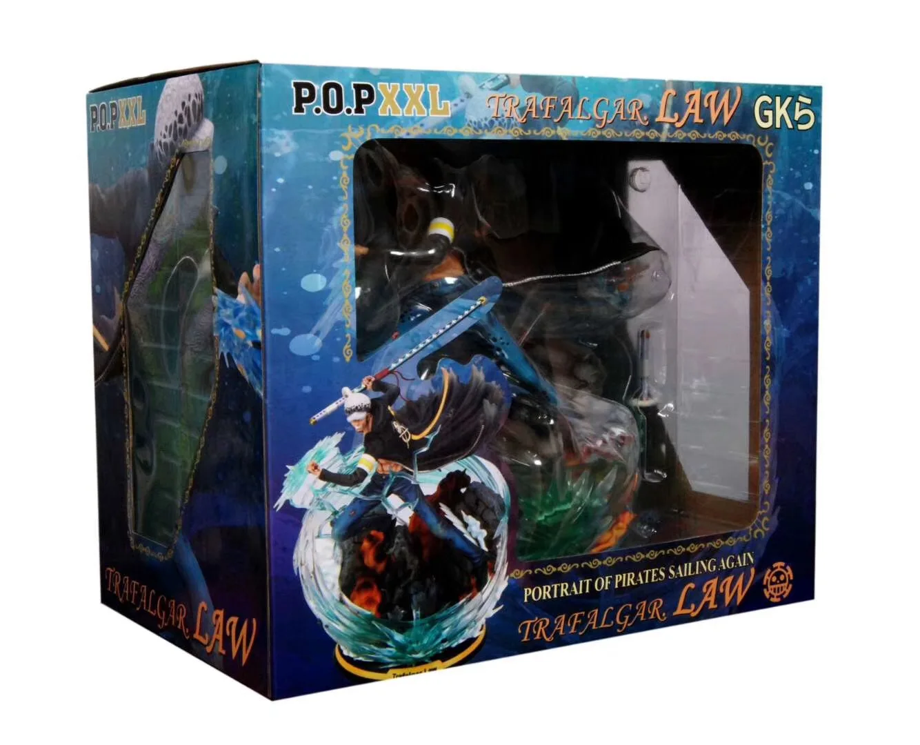 Аниме One Piece GK Big p.o.p XXL Трафальгар Ло ПВХ Модель фигурка игрушка|Игровые фигурки и