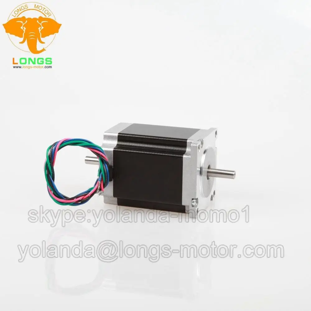 

1 PC Nema 23 stepper motor 270 oz.in 3.0A 6 lead wires Dual shaft 23HS8630B 2phase engraving CNC milling machine
